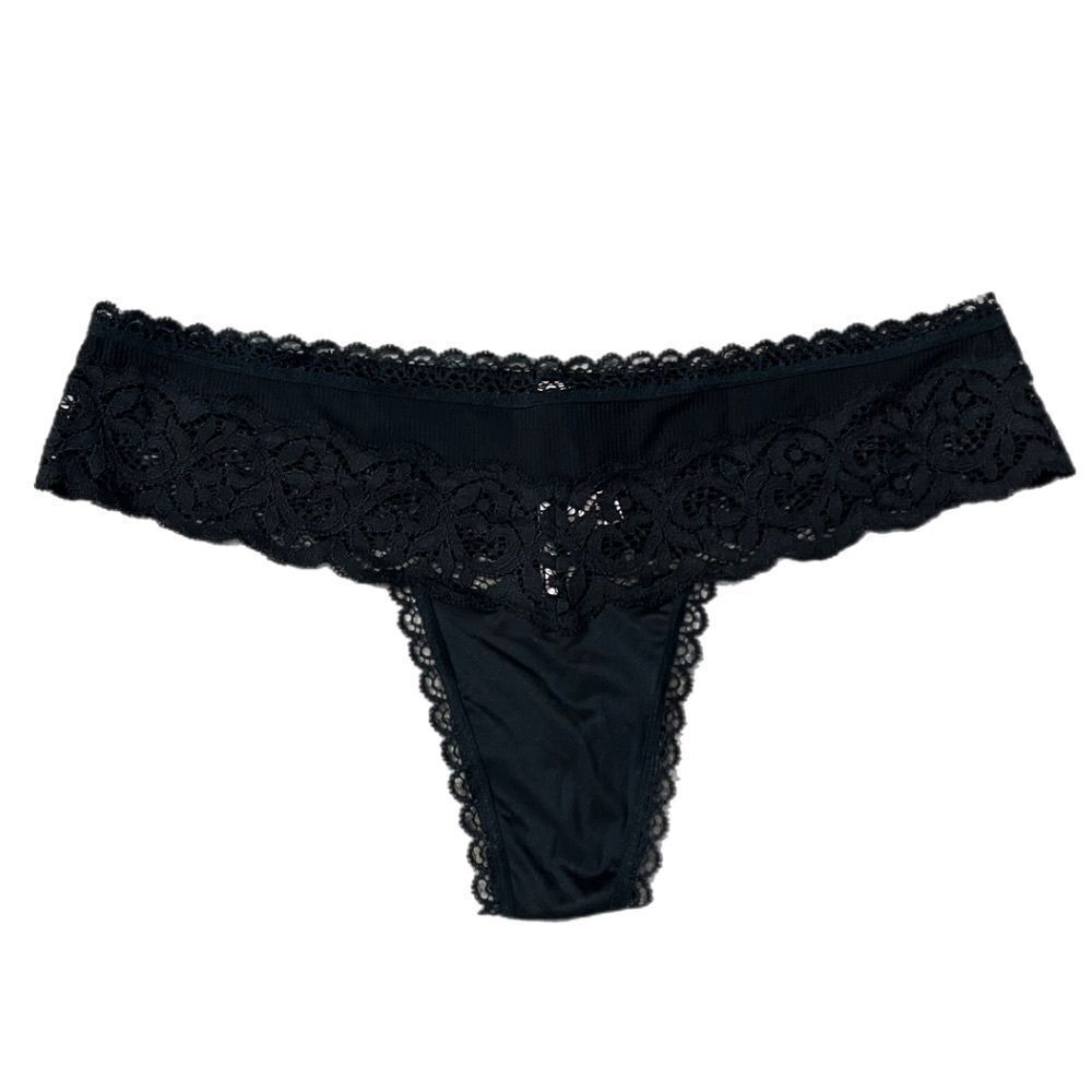 Victoria’s Secret Body by Victorias Supersoft with lace thong panty Medium